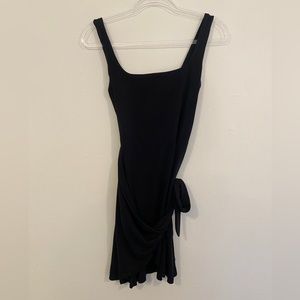 Aritizia Wilfred black wrap dress